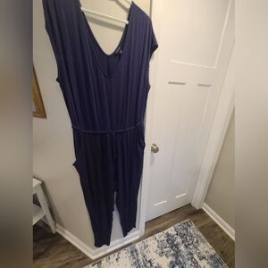Torrid Navy Jumpsuit size 1